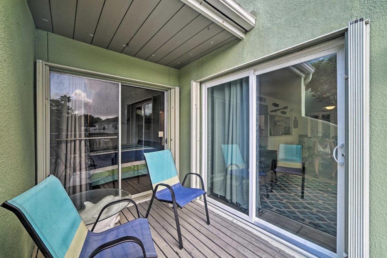 Breezy Corpus Christi Condo With Deck And Fishing Dock Kültér fotó